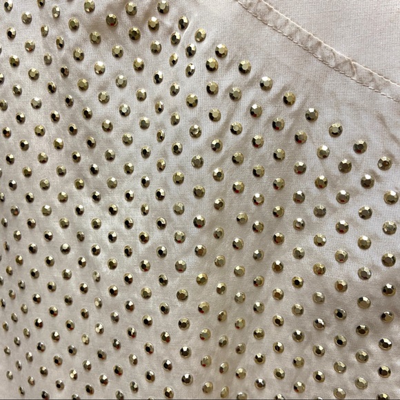 Ark & Co studded ivory & gold studded dress - S - Picture 7 of 9